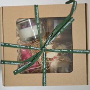 Weihnachtlicher Duftzauber Set mit kerze 200g