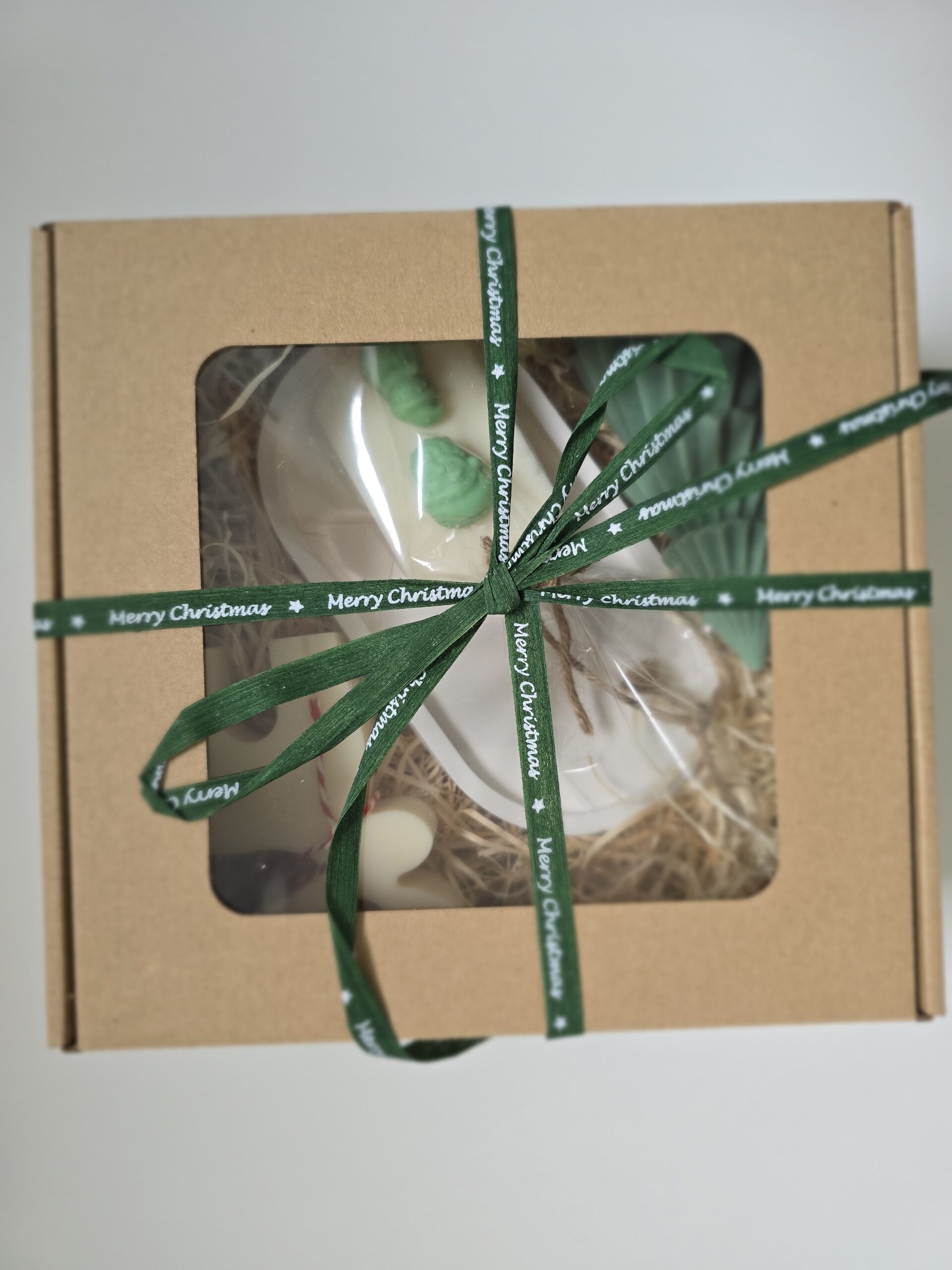 Weihnachtlicher Duftzauber Set mit Gips tablett